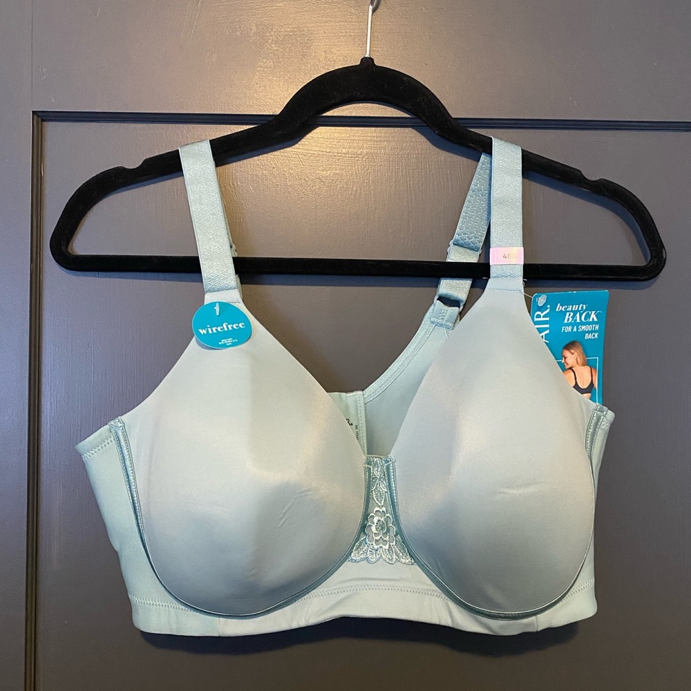 40d wireless bra light blue
